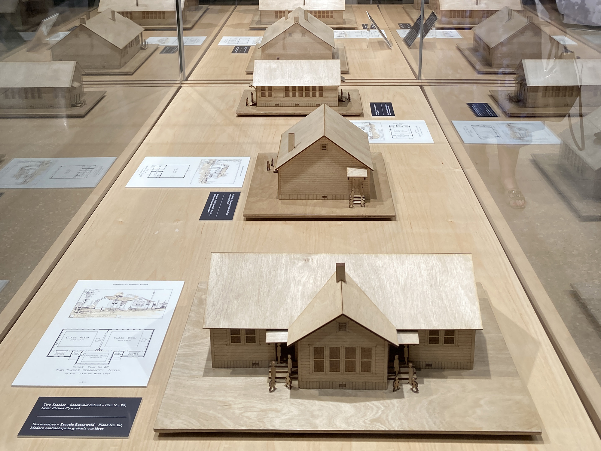 Rosenwald School Models at the Dallas Holocaust and Human Rights Museum